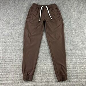 Cove Chocolate Joggers with Ivory Drawstring